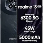 realme 13 5G (Dark Purple, 8GB RAM, 256GB Storage) | Expandable Upto 2TB | Up to 18GB Dynamic RAM | 50MP AI Dual Camera | 6.72" AMOLED Display | 45W Ultra Charging | Dimensity 6300 Processor