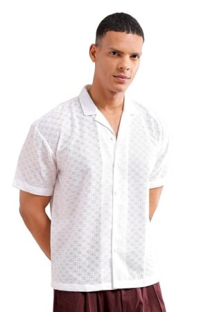 The Indian Garage Co Men's Cotton Relaxed Fit Shirt