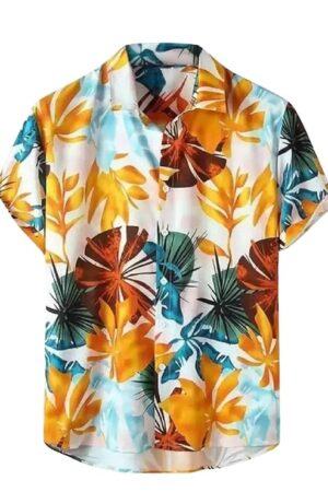 Leriya Fashion Mens Rayon Man Casual Shirt Regular Fit Western