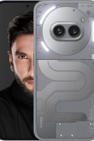 Nothing Phone (2a) Plus (Grey, 8GB RAM, 256GB Storage) | Up to 16GB RAM | Dimensity 7350 Pro 5G Processor | 50MP + 50MP | 50MP Front Camera | 6.7" AMOLED Display | 56 Minutes Charge of 100%