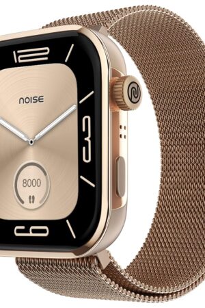 Noise Pro 5 Smart Watch with 1.85" AMOLED Display, BT Calling, New DIY Watch Faces, Ultra Personalization with Smart Dock, Productivity Suite, 100 Sports Modes and More (Rosegold Elite)