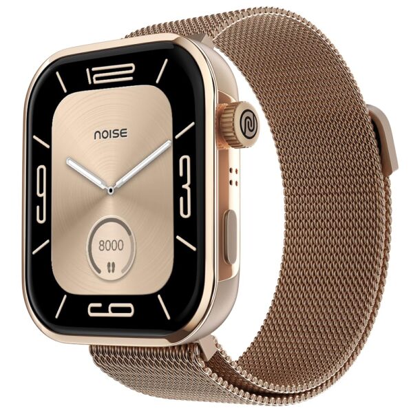 Noise Pro 5 Smart Watch with 1.85" AMOLED Display, BT Calling, New DIY Watch Faces, Ultra Personalization with Smart Dock, Productivity Suite, 100 Sports Modes and More (Rosegold Elite)